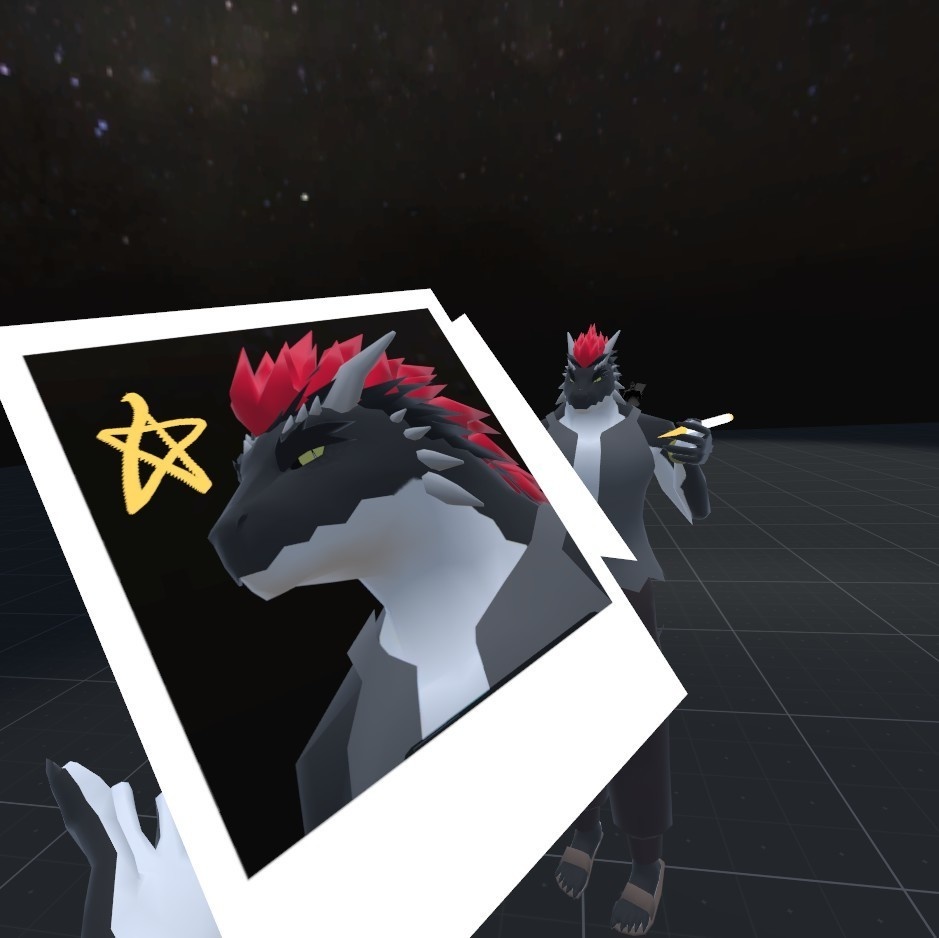 VRChat用「撮れる!描ける!インスタントカメラ(ポラロイドカメラ)3.0」【アバター用アクセサリー】(旧バージョン)