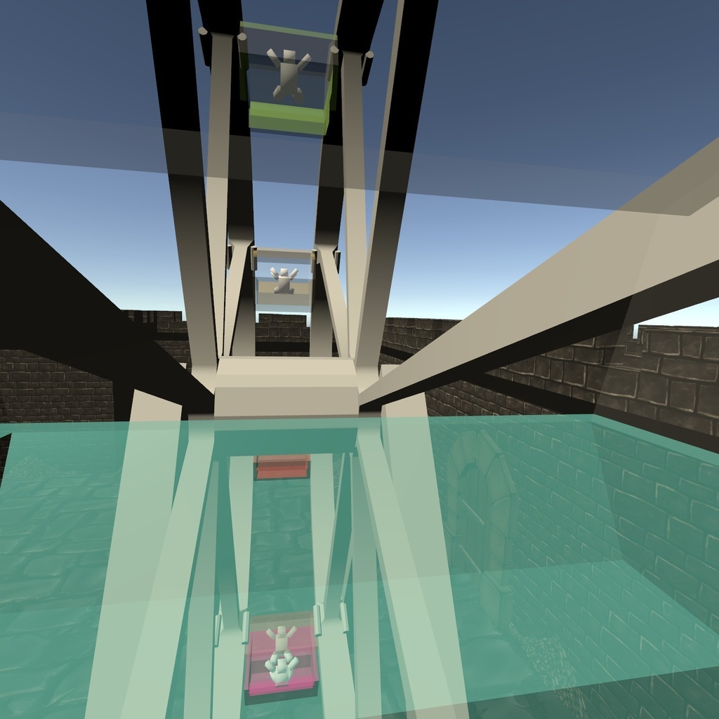 VRChat用アバター「フリーフォールや観覧車を設置できるカラスアバター」【オリジナル3Dモデル】