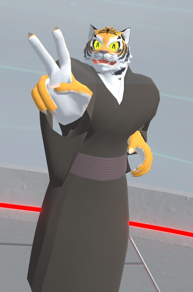 VRChat用アバター「トライ」【オリジナル3Dモデル】