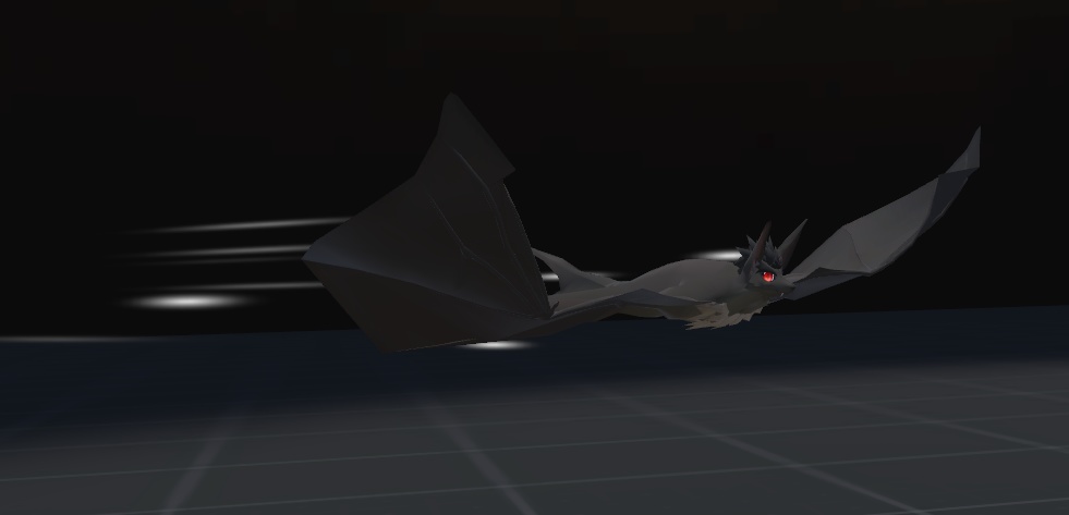 VRChat用「コウモリアバター『ヘンプくん』【コライダージャンプと飛行モーション付き】」