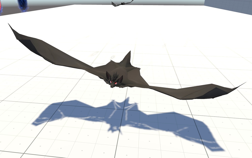 VRChat用「コウモリアバター『ヘンプくん』【コライダージャンプと飛行モーション付き】」