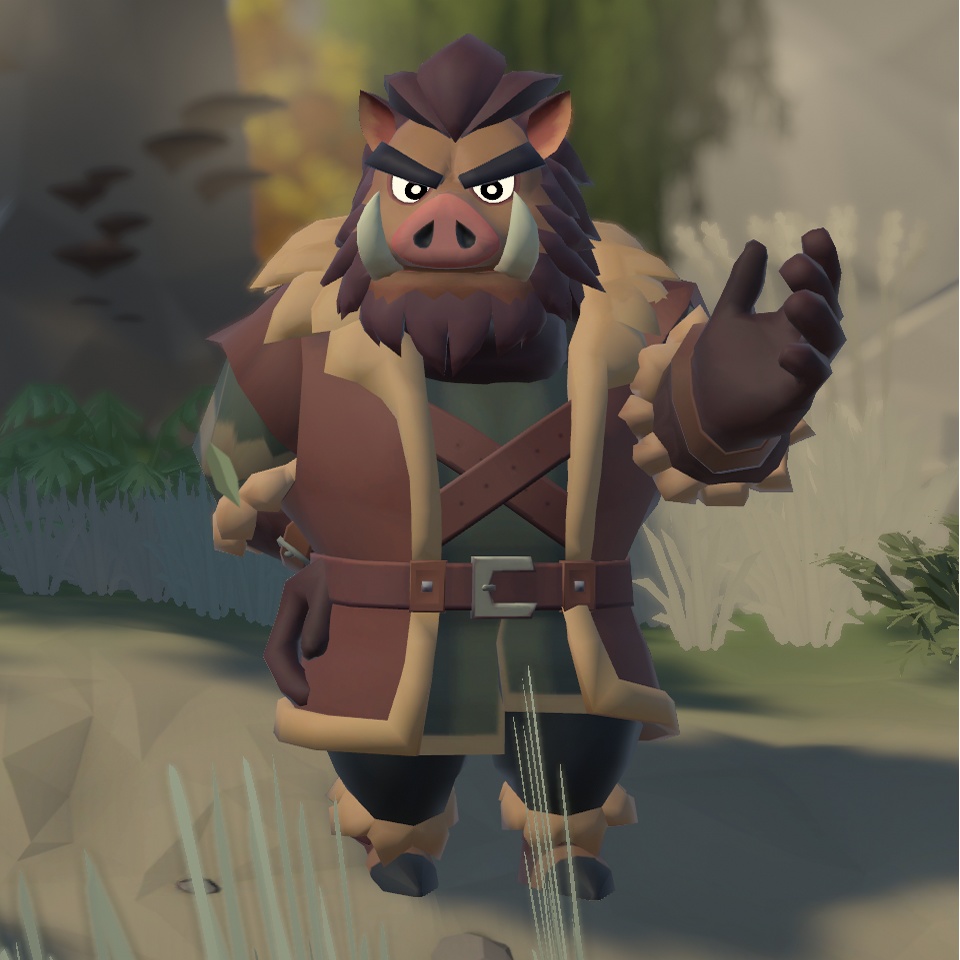 VRChat用「猪獣人アバター『タスくん』」