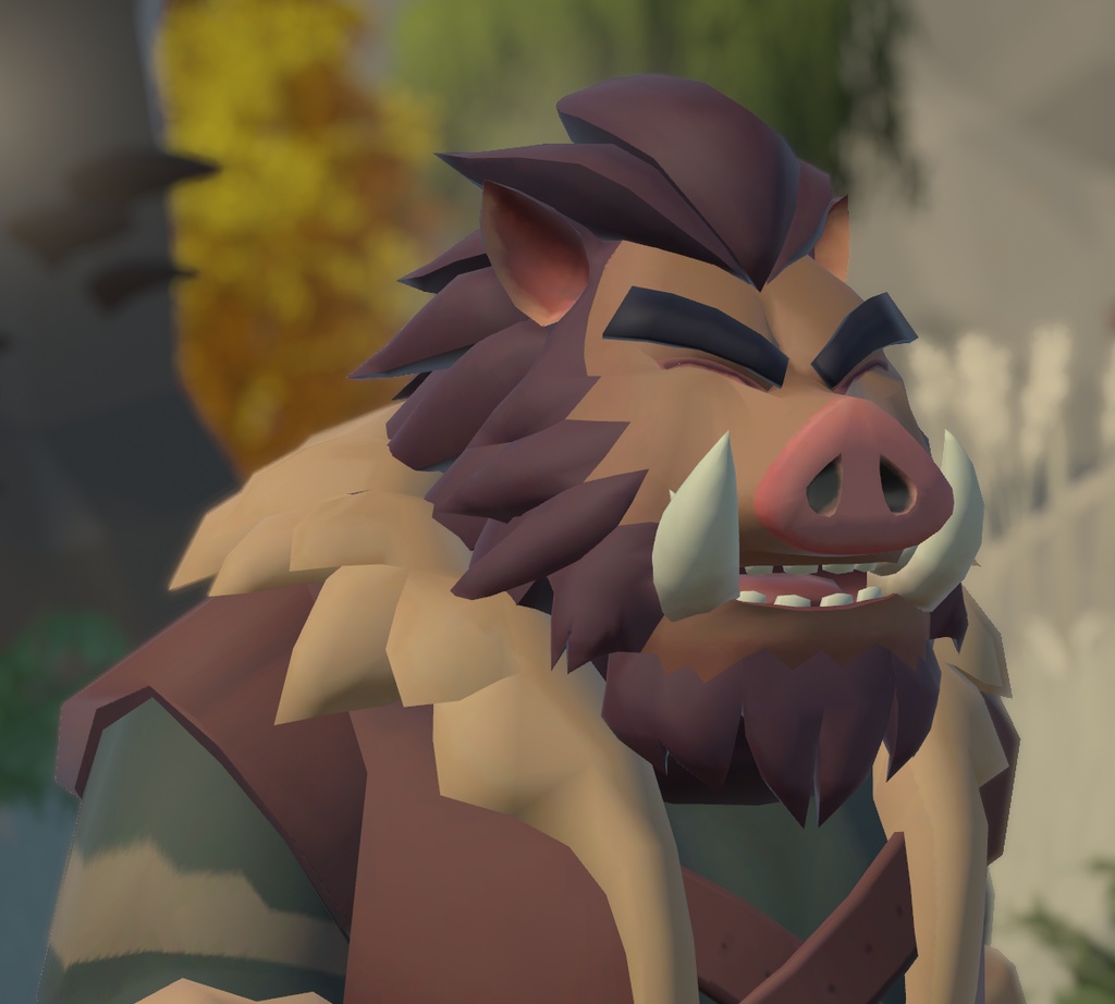 VRChat用「猪獣人アバター『タスくん』」