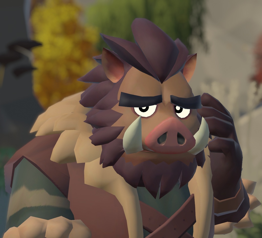 VRChat用「猪獣人アバター『タスくん』」