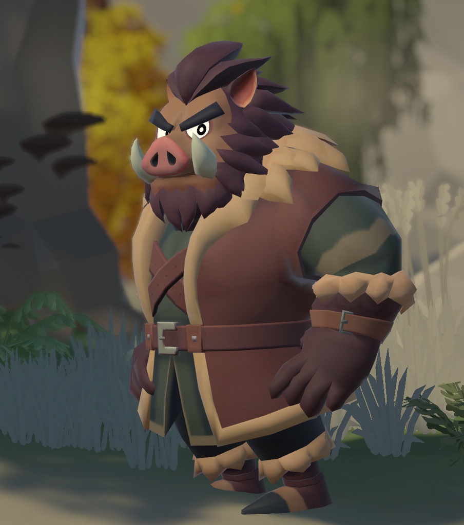 VRChat用「猪獣人アバター『タスくん』」