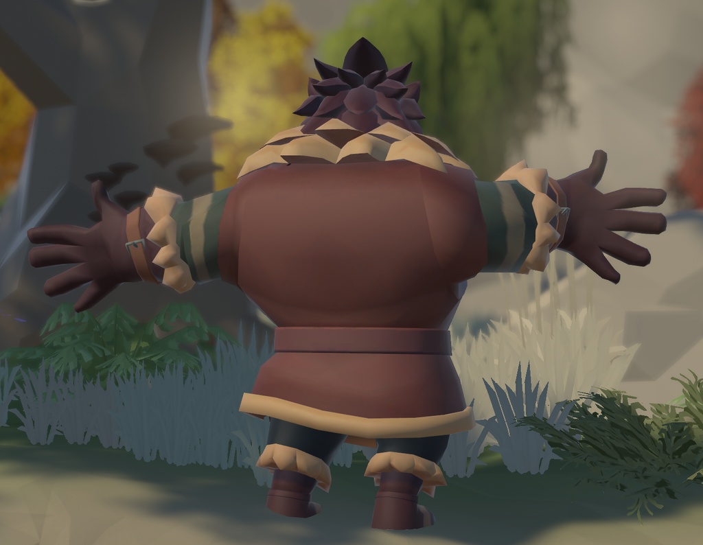 VRChat用「猪獣人アバター『タスくん』」