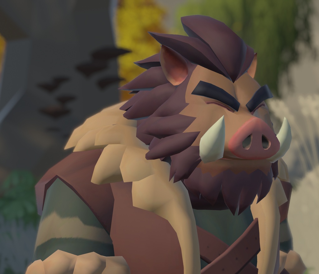 VRChat用「猪獣人アバター『タスくん』」