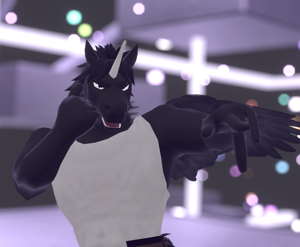 VRChat用「馬獣人アバター『パドくん』【コライダージャンプ付き】」