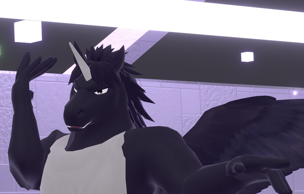 VRChat用「馬獣人アバター『パドくん』【コライダージャンプ付き】」