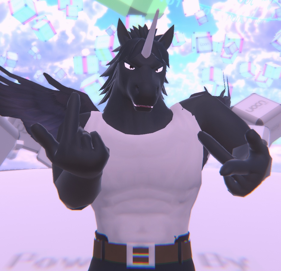 VRChat用「馬獣人アバター『パドくん』【コライダージャンプ付き】」