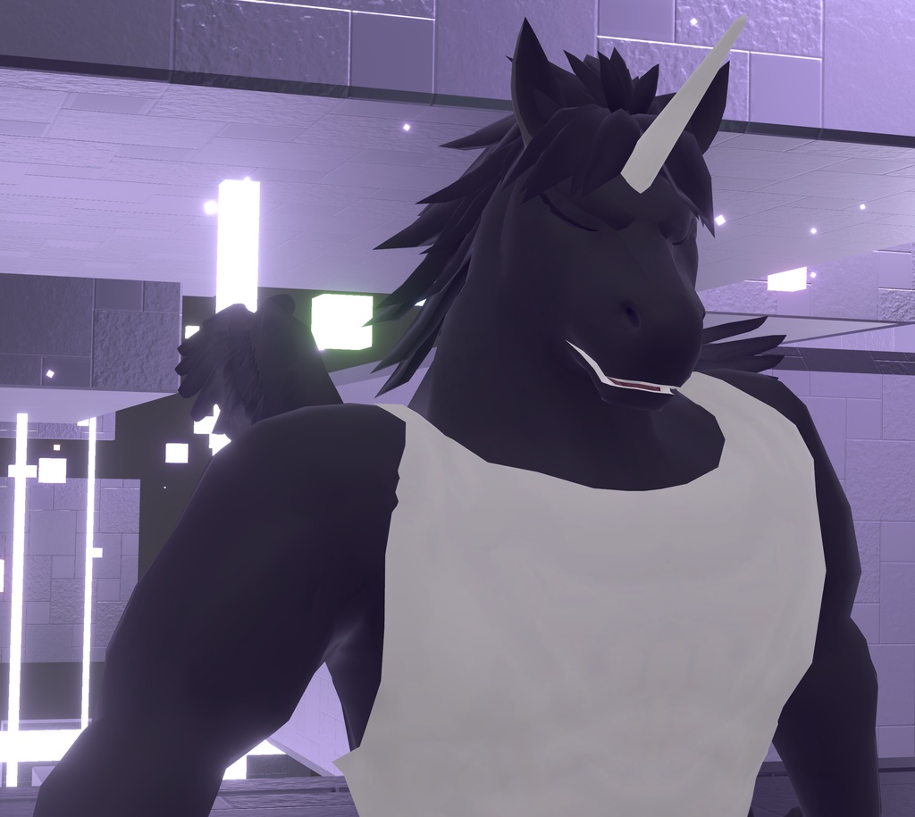 VRChat用「馬獣人アバター『パドくん』【コライダージャンプ付き】」