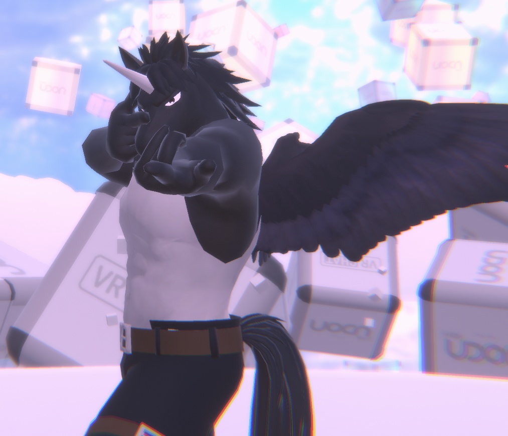 VRChat用「馬獣人アバター『パドくん』【コライダージャンプ付き】」