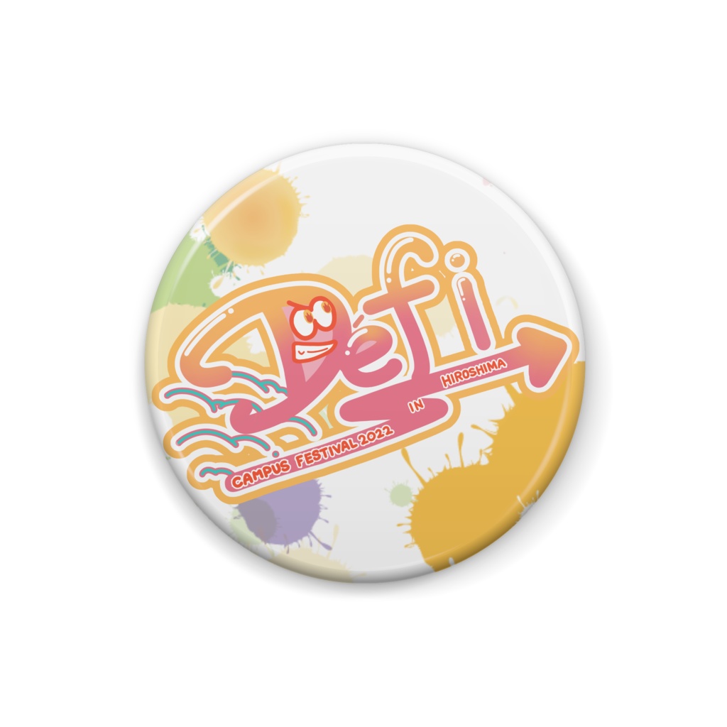 デフィくんバッチ