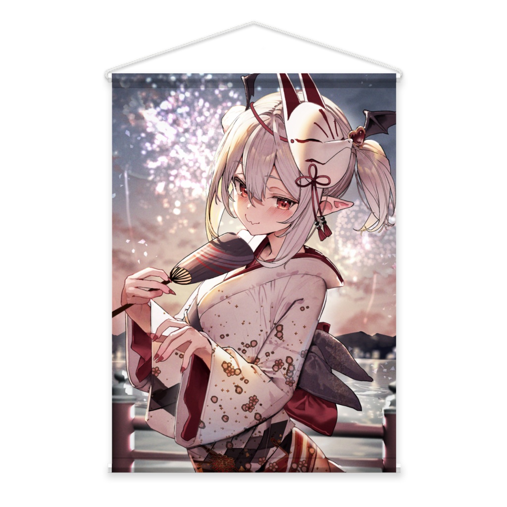 [2025生誕祭記念]浴衣タペストリー[Vtuber白凰リリア]
