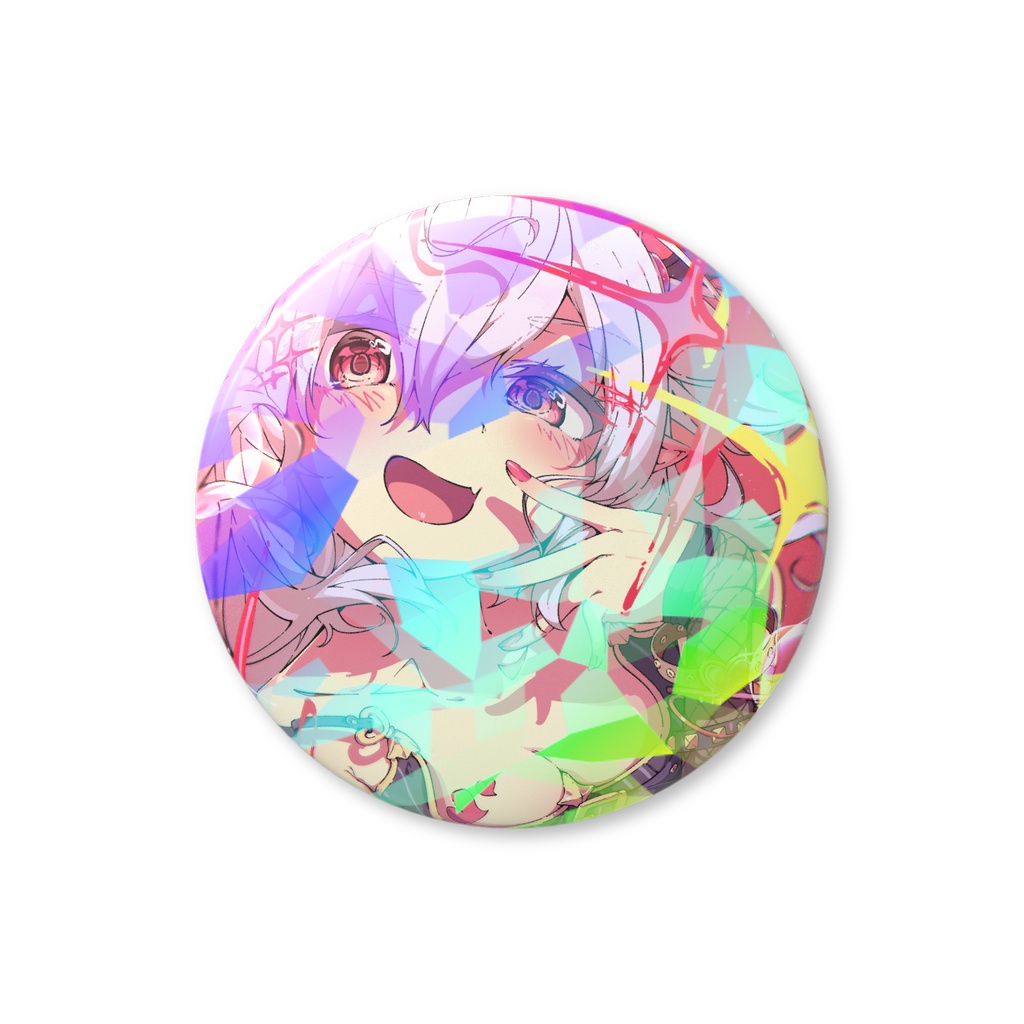 [2026生誕祭記念]ホログラム缶バッジ[Vtuber白凰リリア]