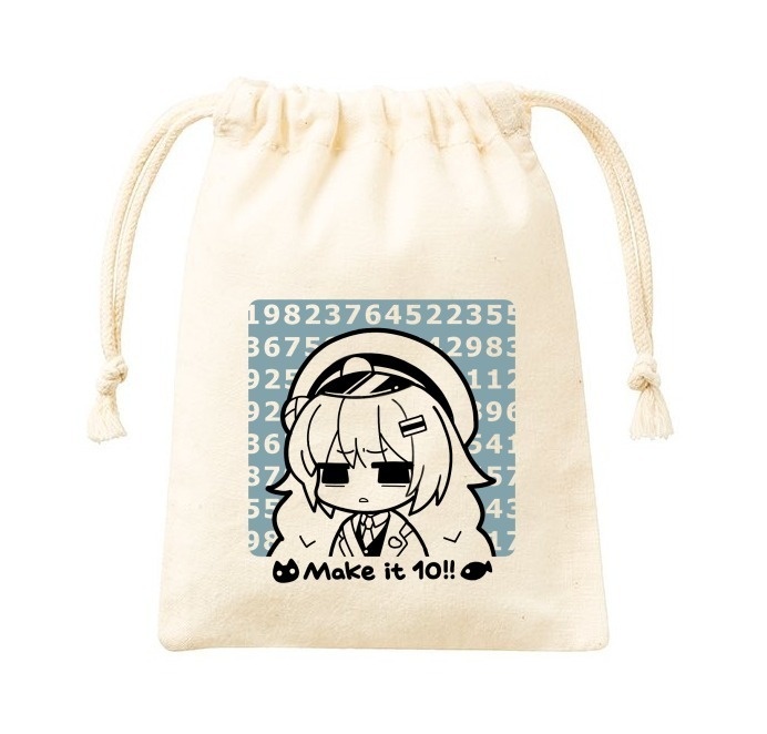 ソリン2色刷り巾着