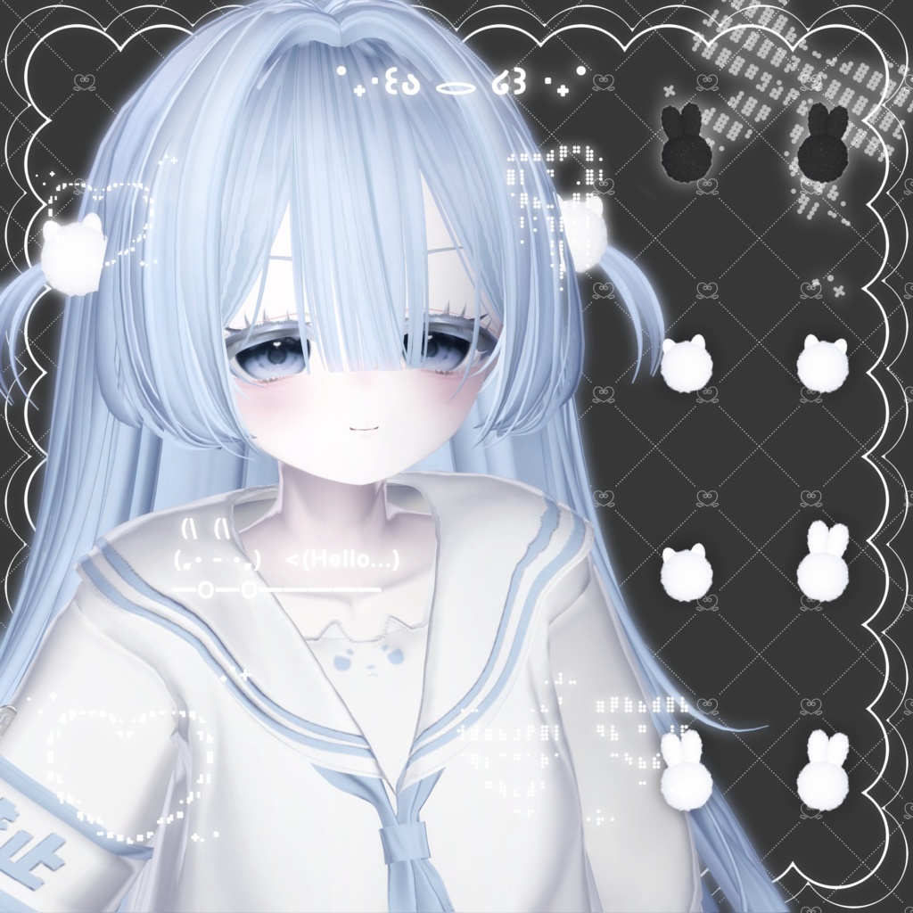 🤍うさねこふわふわぽんぽん🤍