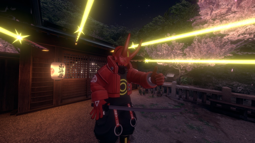 【変形棍棒刀】割霞 / Waregasumi【ModularAvatarギミック付属】