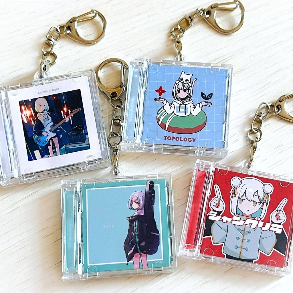 花奏かのんCD風キーホルダー(NFCタグ付き)