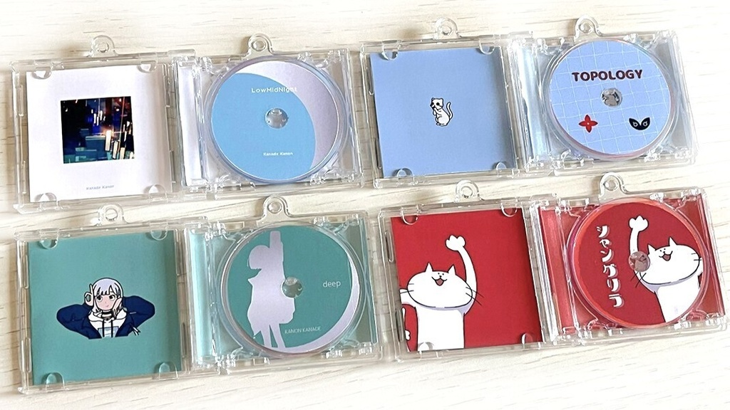 花奏かのんCD風キーホルダー(NFCタグ付き)