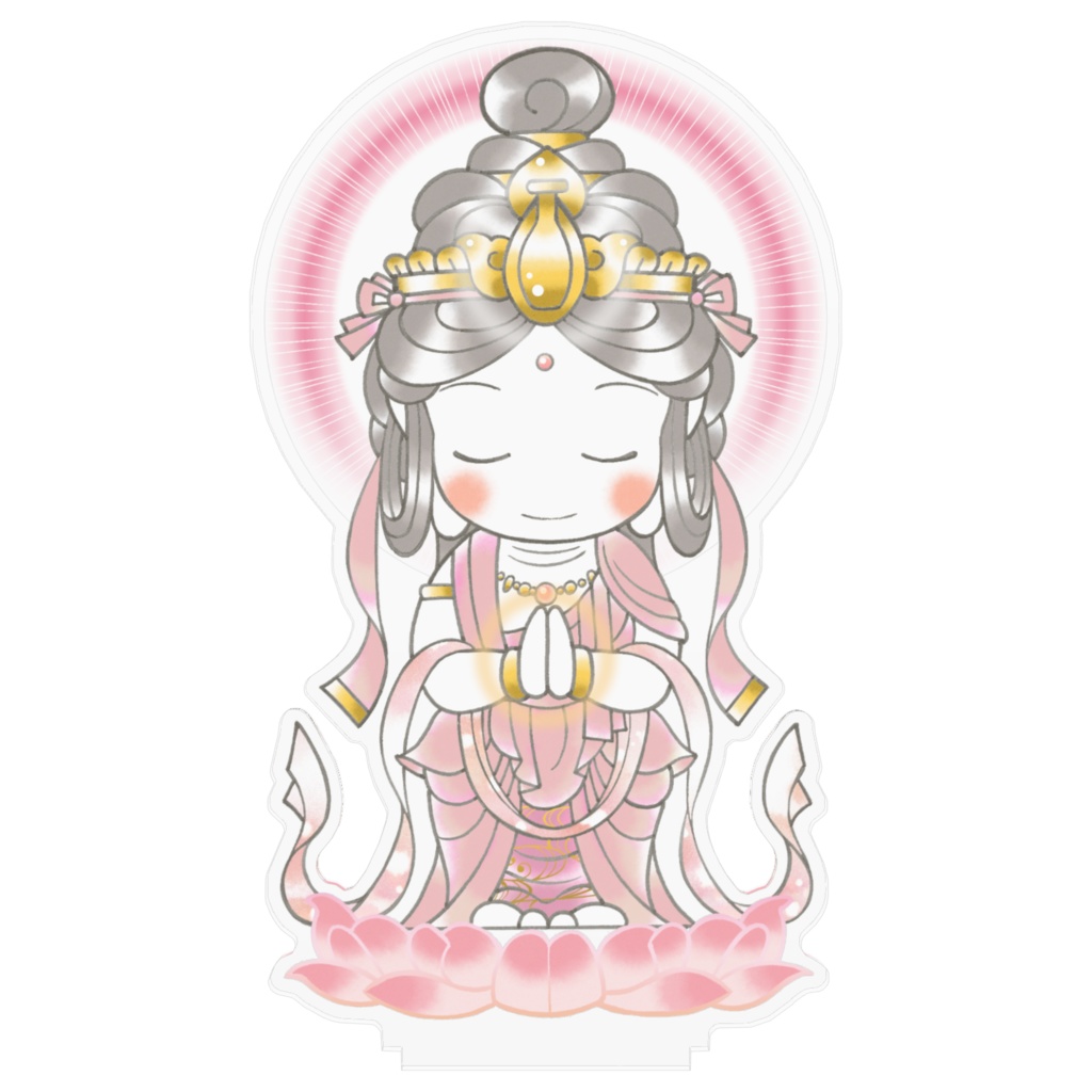 かわゆし勢至菩薩アクリルフィギュア