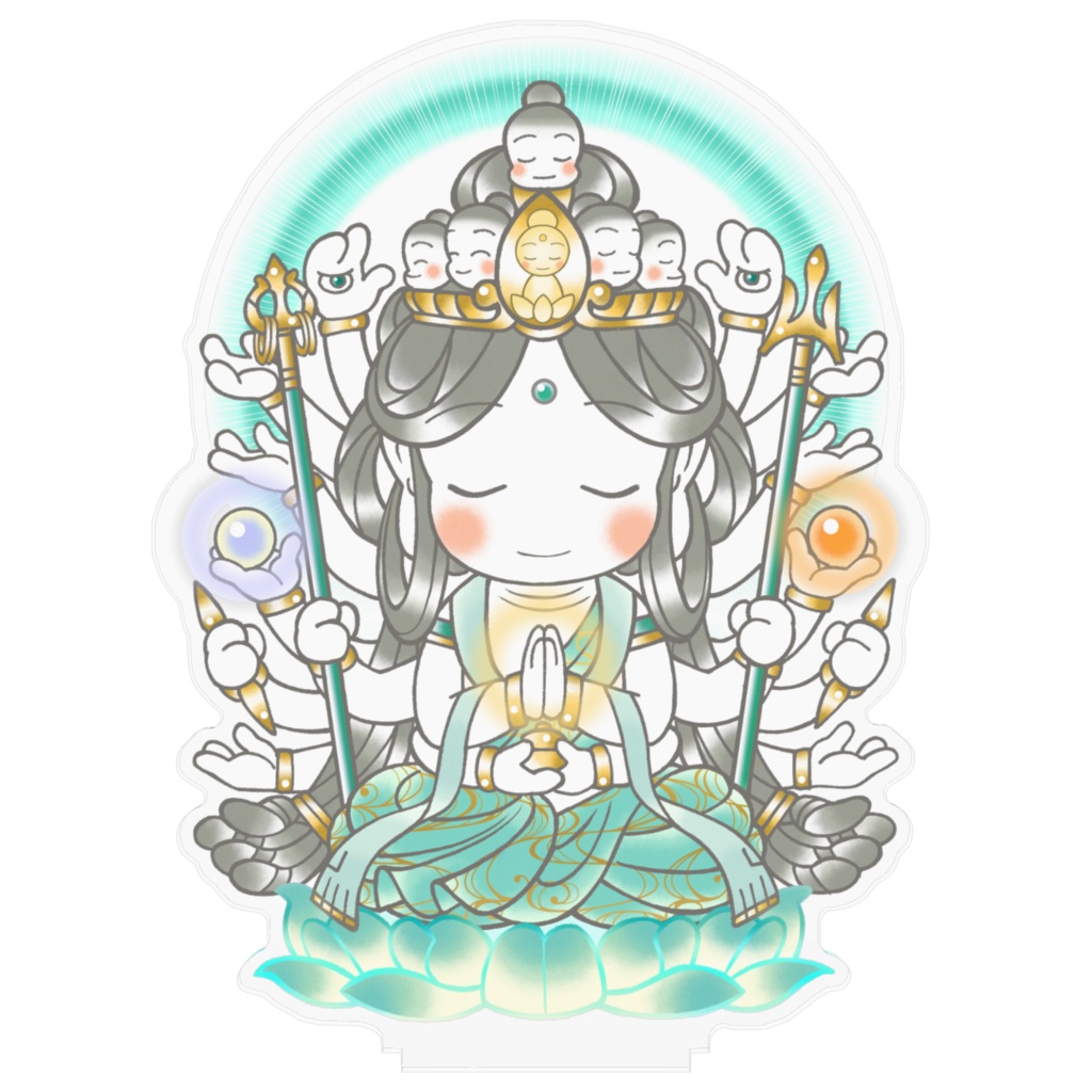 かわゆし千手観音アクリルフィギュア