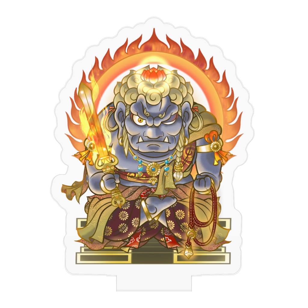 かわゆし不動明王スタンド御神影