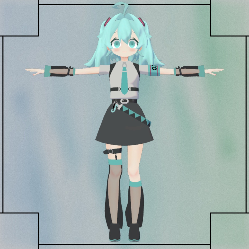 Hatsune Miku Chibi | fanmade | VRC