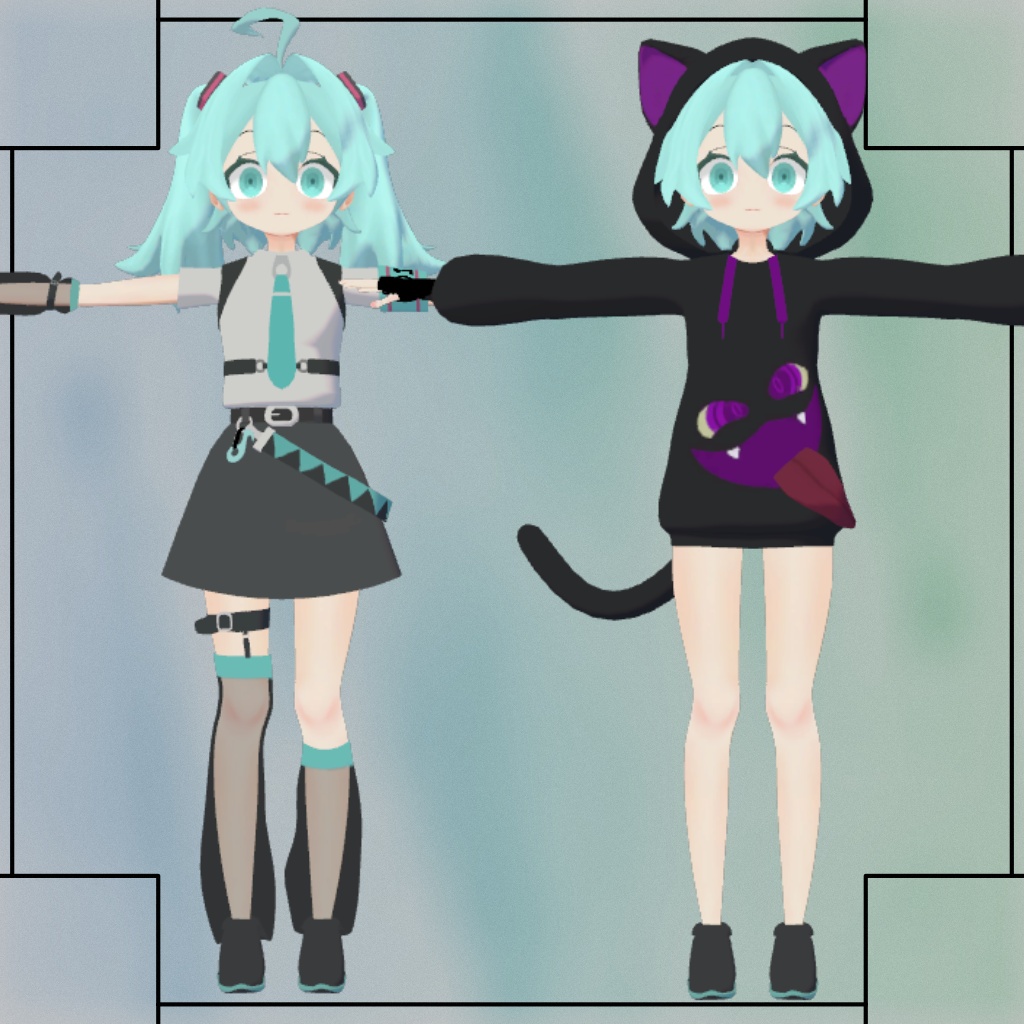 Hatsune Miku Chibi | fanmade | VRC