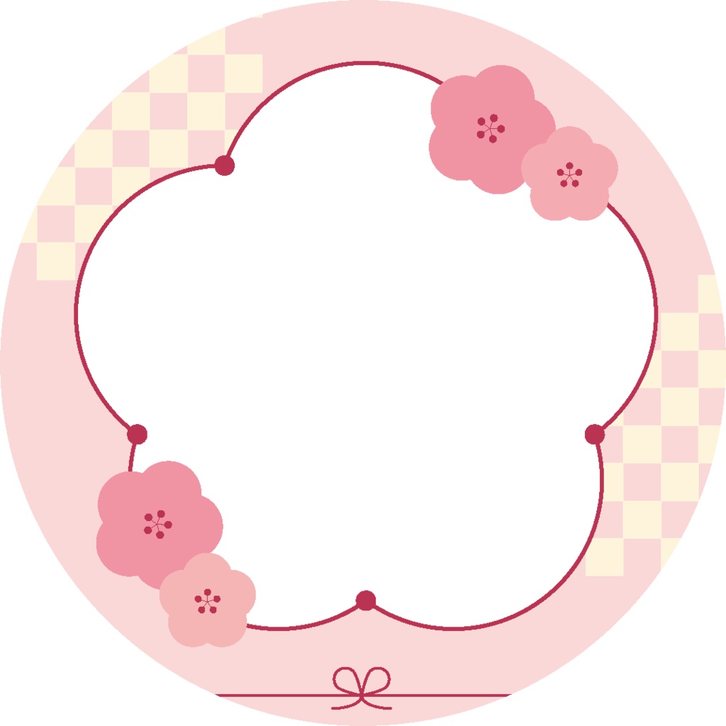 春っぽいアイコンリング素材