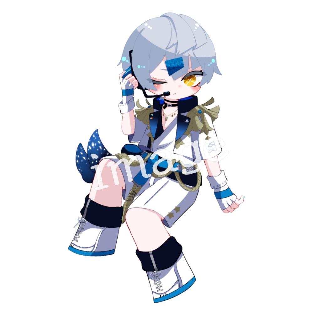 #コンパス アクリルバッジ