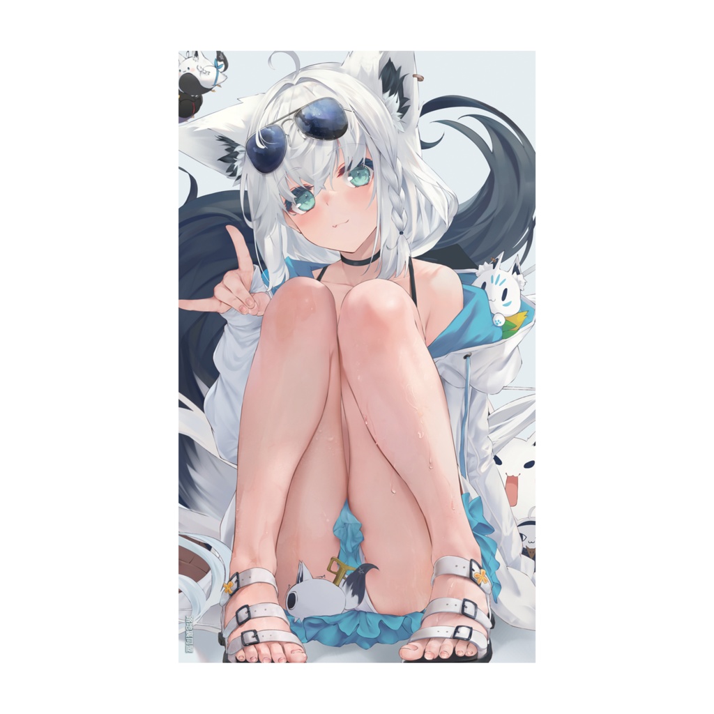 「フブキ(縦)」プレイマット【C107新作】