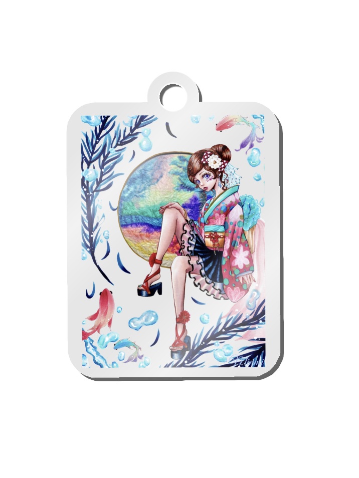 Goldfish Princess アクリルキーホルダー