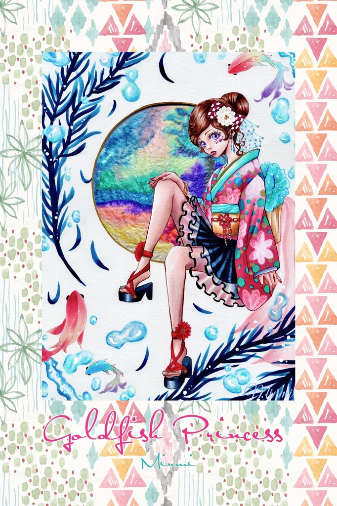 金魚姫クリアファイル A4