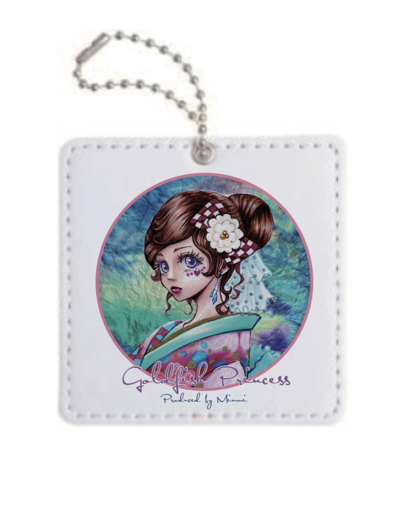 金魚姫 鏡付きキーチェーン