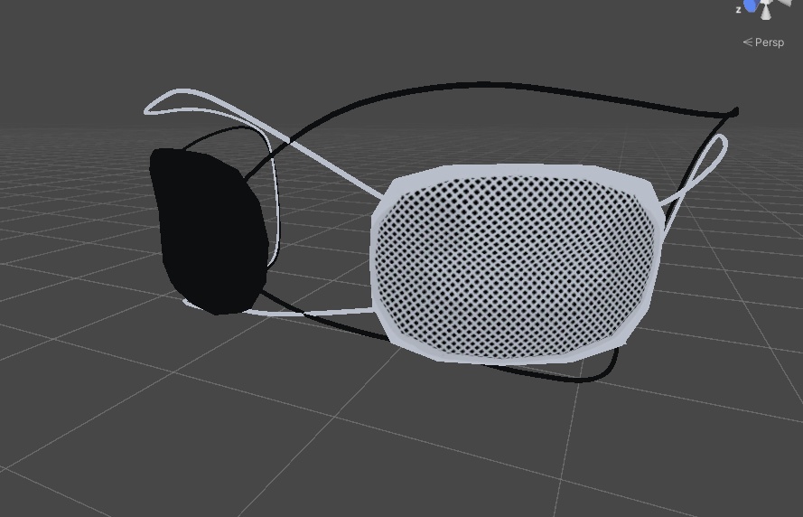 【無料】ラシューシャ用【眼帯 eyepatch】