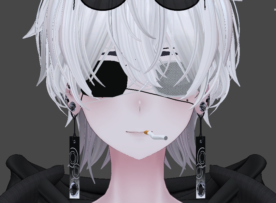 【無料】ラシューシャ用【眼帯 eyepatch】