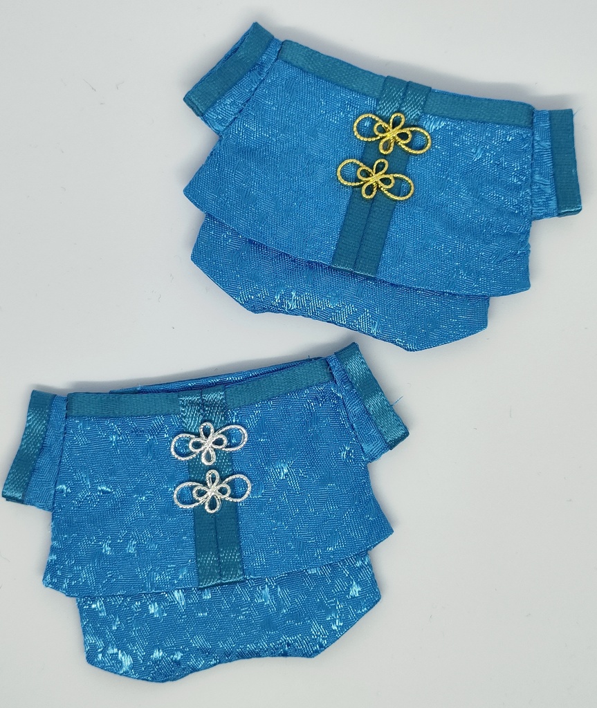 推し色チャイナ服‐水色‐(ちびぐるみ)