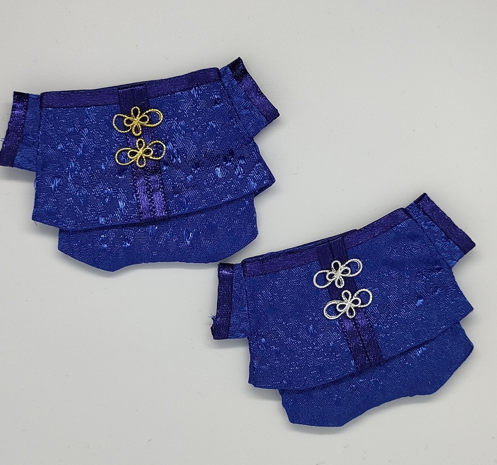 推し色チャイナ服‐青‐(ちびぐるみ)