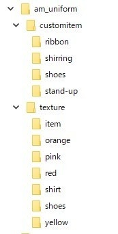 【VRoid1.12.0】アンミラ風ウェイトレス衣装【カスタムアイテム・テクスチャ】