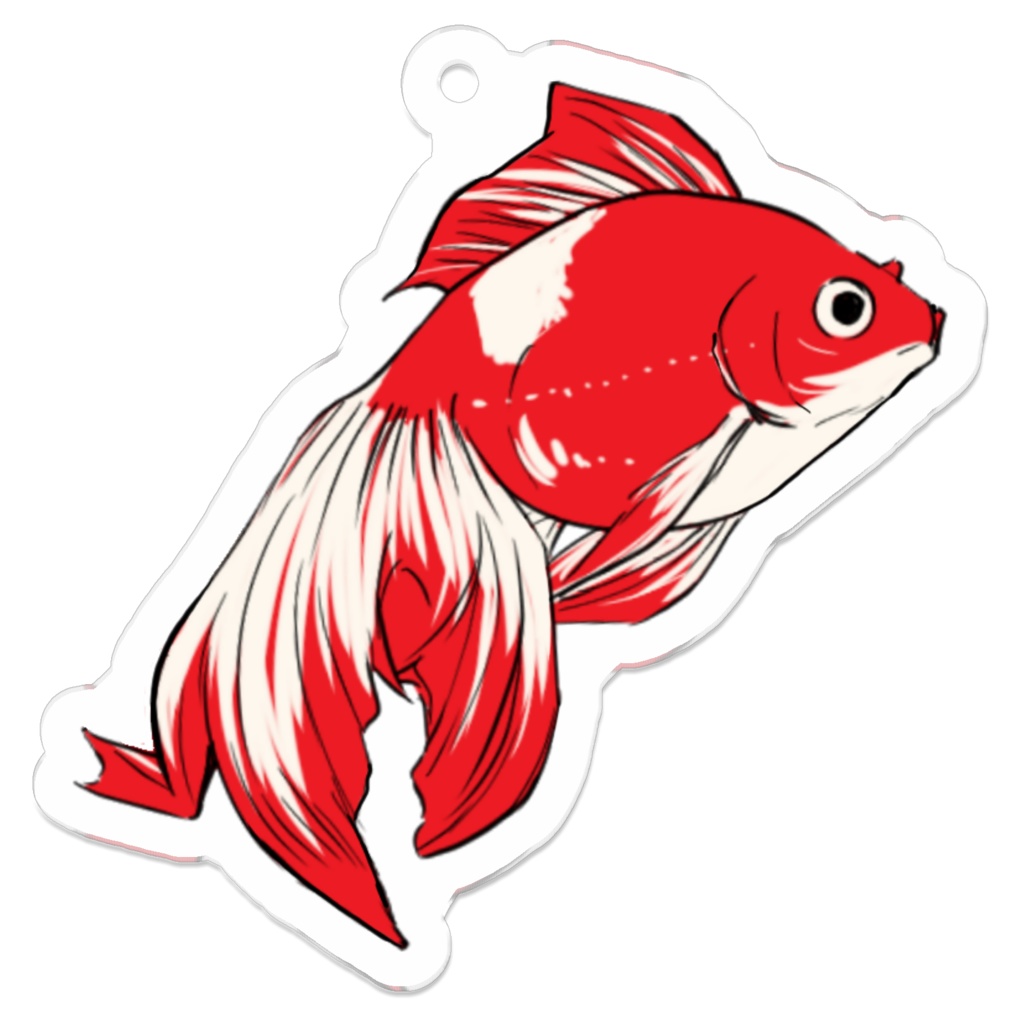 ボーッとした金魚1