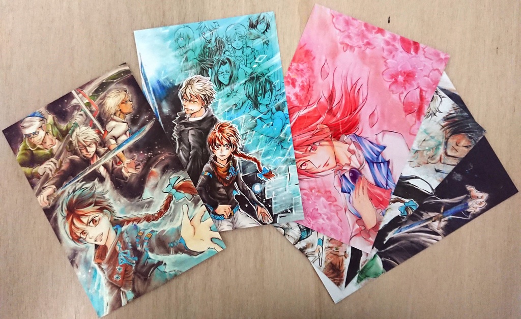 ポストカード 1セット(5種類入り)