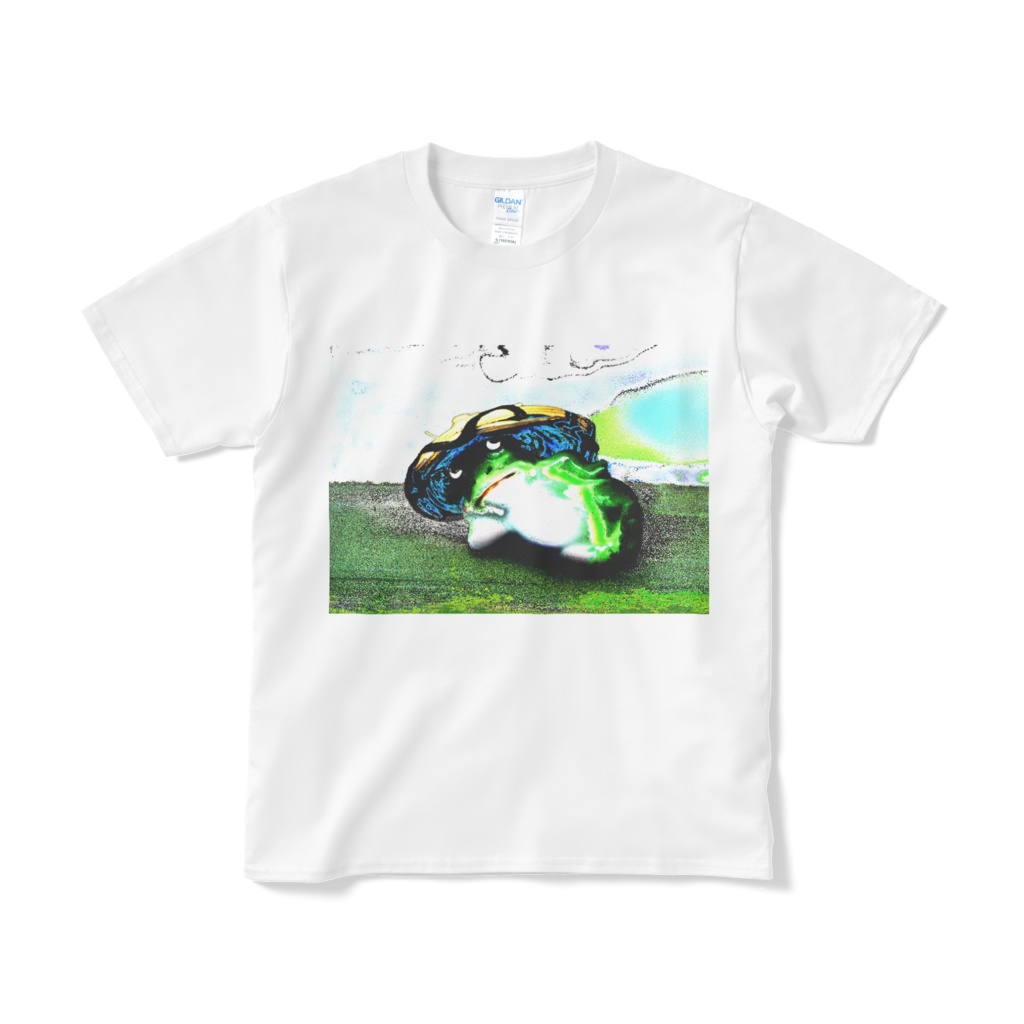 Tシャツ(カエルの休憩)004