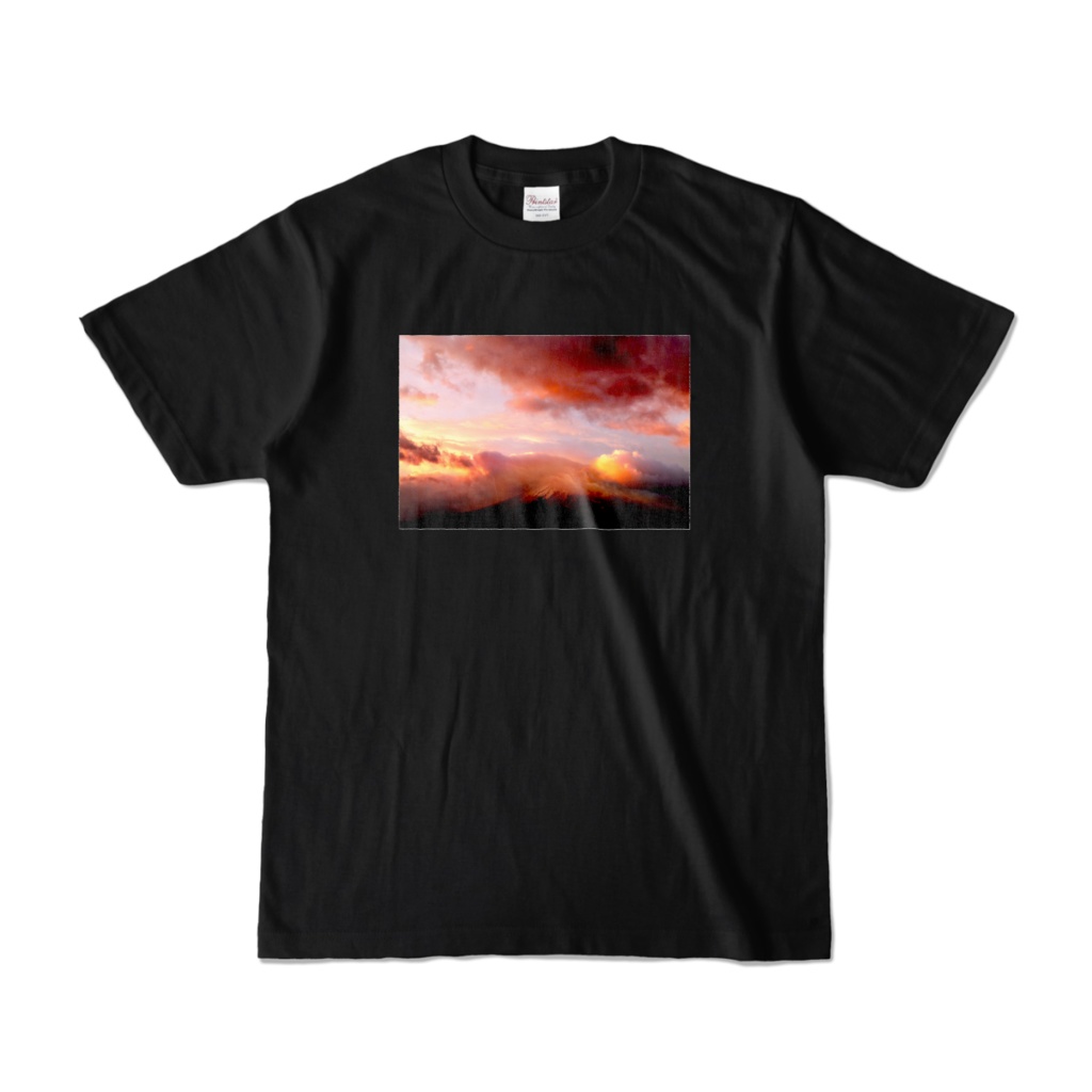 Tシャツ（富士に朝焼け雲）096