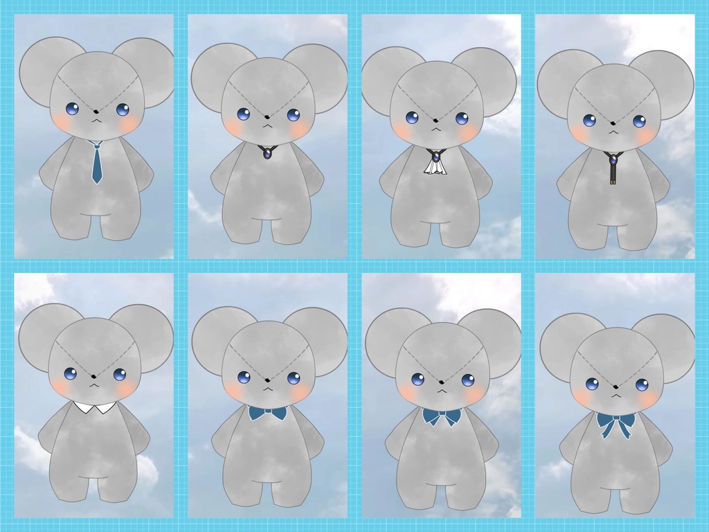 live2d (汎用モデル)ねずみのぬいぐるみ