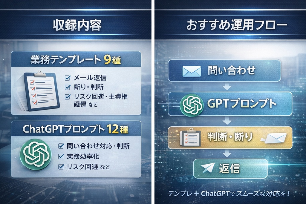 テンプレート＋ChatGPTプロンプト集