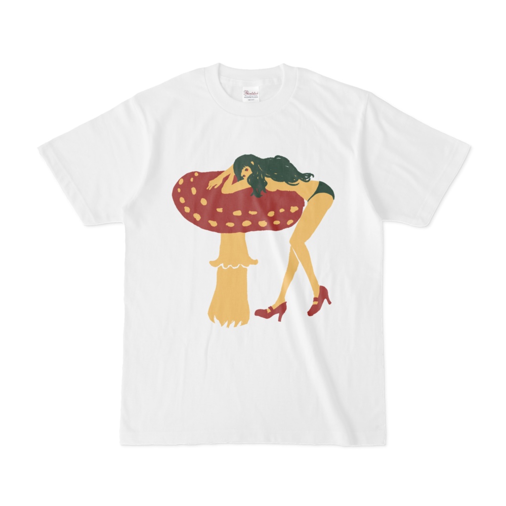Kinoko Girl Tシャツ(白)