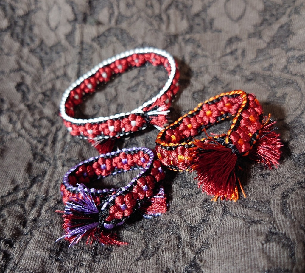 ぬいぐるみ用組紐飾り