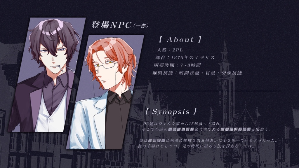 【CoC6版-ガスライト】紅銀同盟DLC-銀の指輪と時を越えて- SPLL:E188120