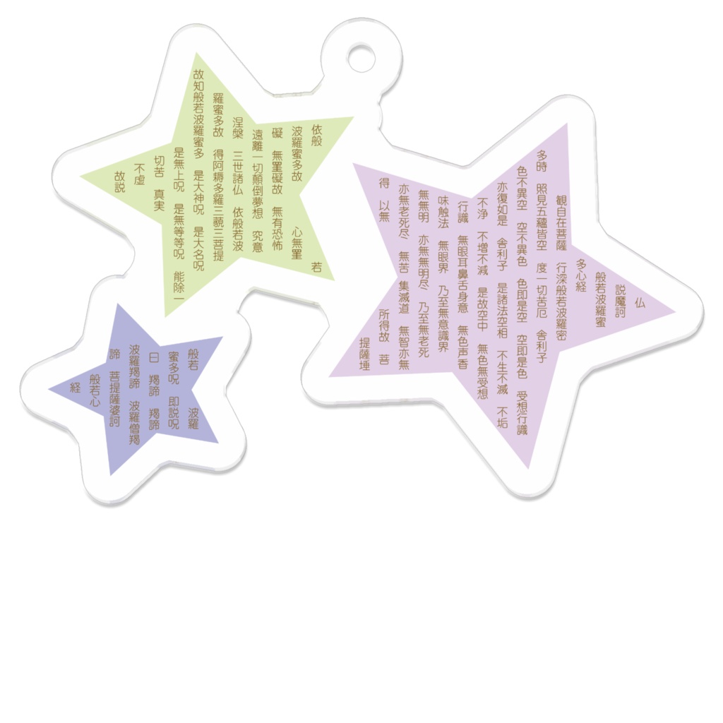 般若心経アクキー